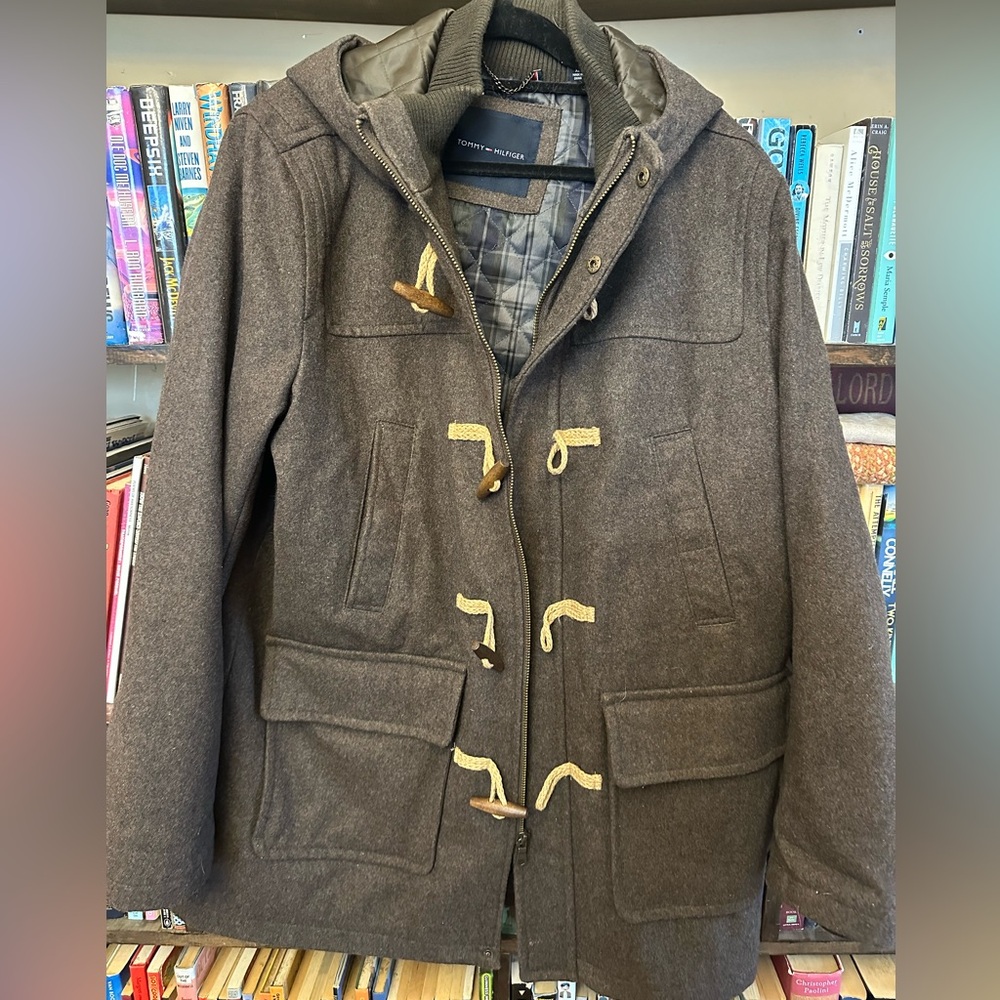 Tommy Hilfiger wool duffel coat men’s